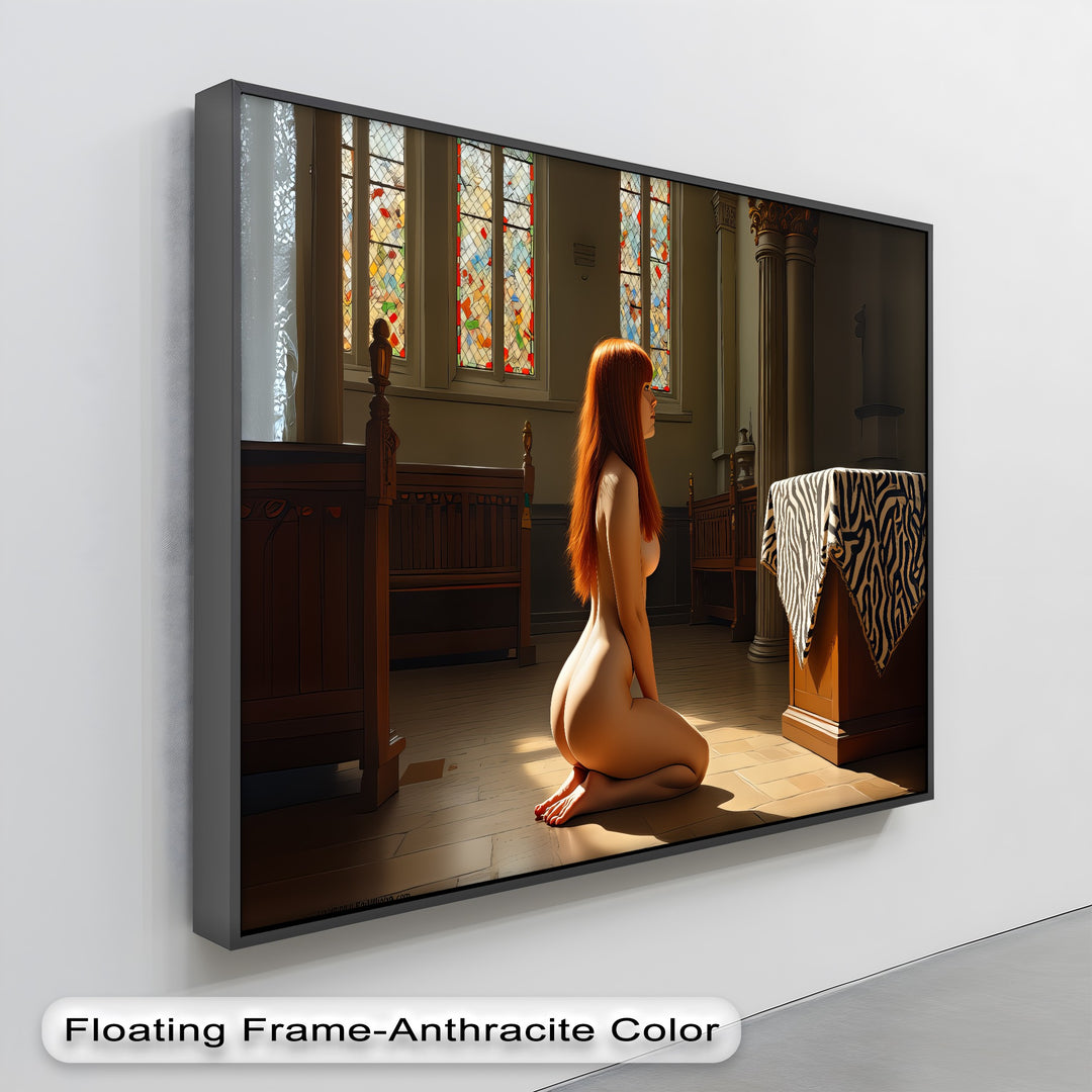 Silent Offering – Erotic Canvas Wall Art | Framed Wall Art