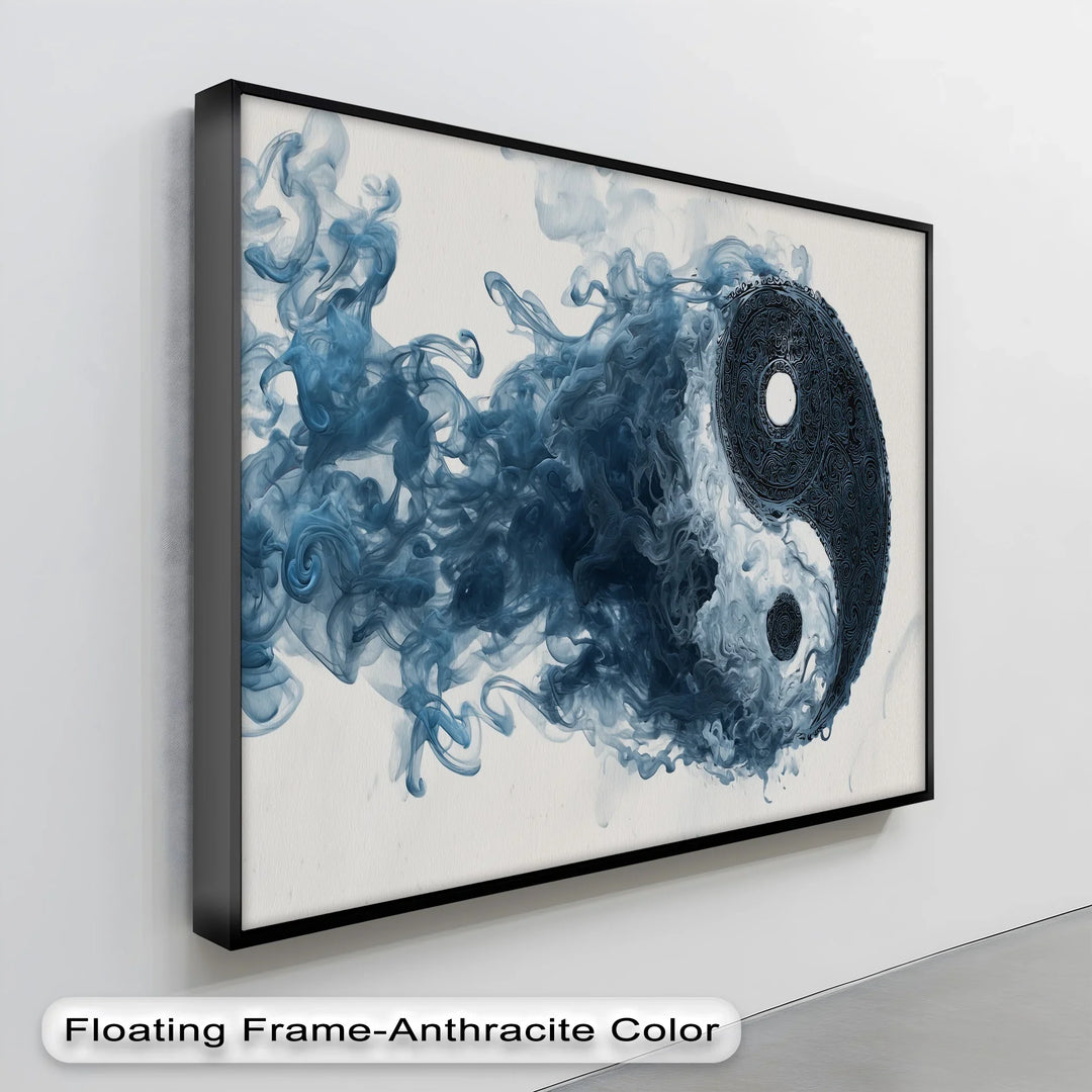 Yin Yang Smoke Balance – Canvas Print - MyPhotoStation
