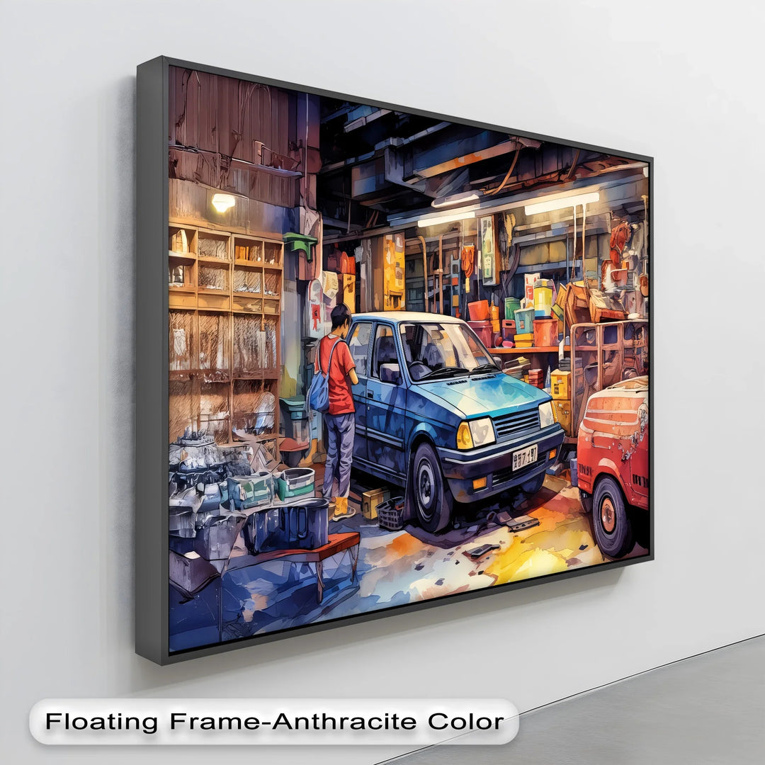 Mechanic’s Memory – Car Canvas Print - MyPhotoStation