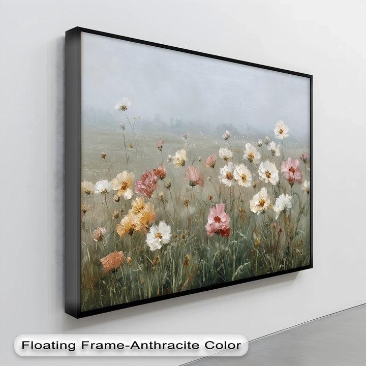 Whispers of Spring – Soft Meadow Floral Canvas Print - MyPhotoStation
