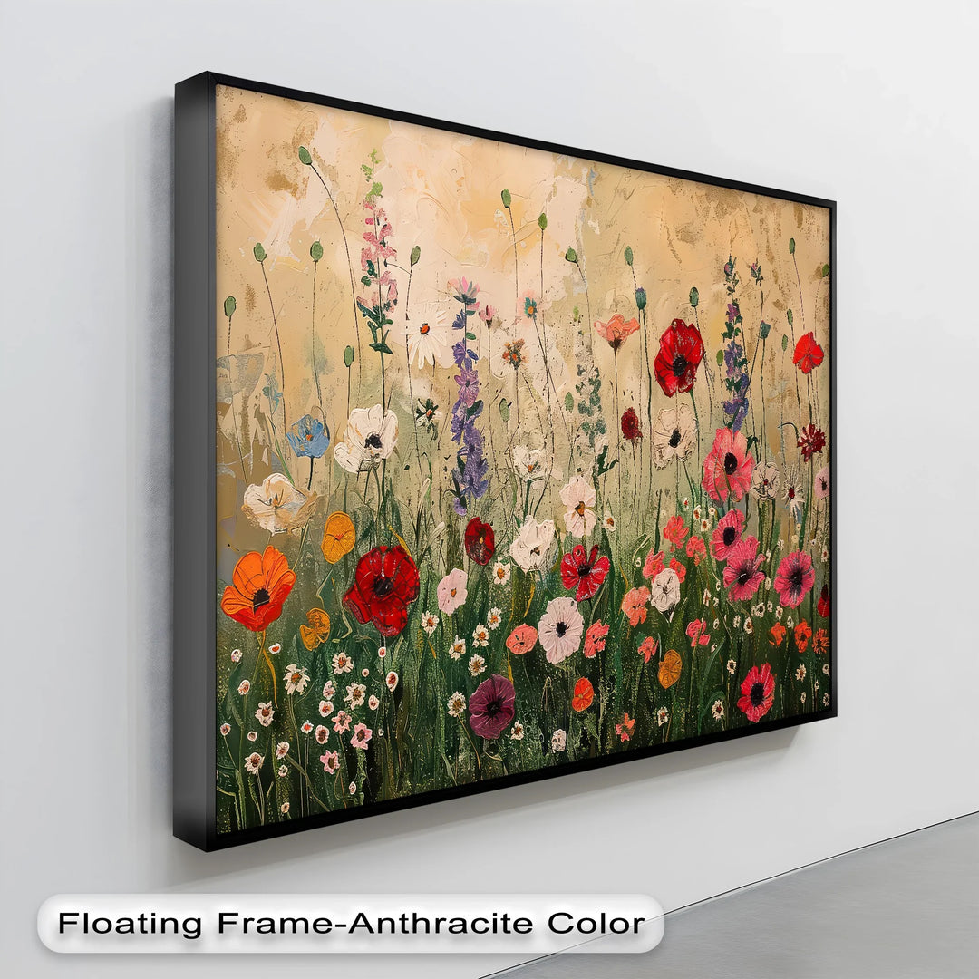 Wildflower Symphony – Colorful Floral Canvas Print - MyPhotoStation