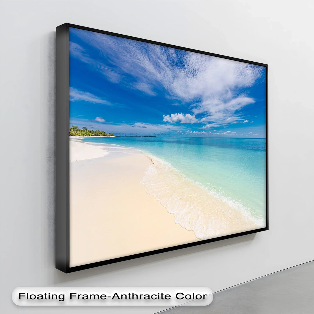 Tropical Beach and Crystal Waters - Landscape Canvas Print