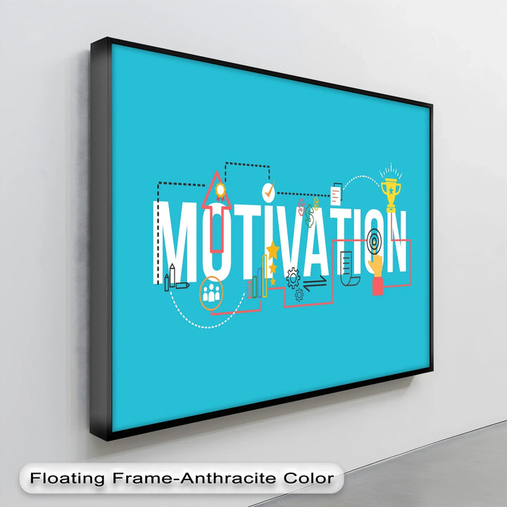 Motivation Blueprint – Inspired Canvas Print