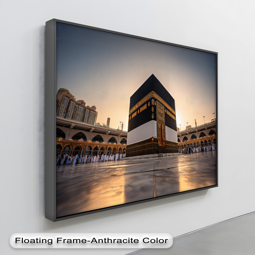 The Kaaba in Masjid al-Haram – Islamic Wall Art