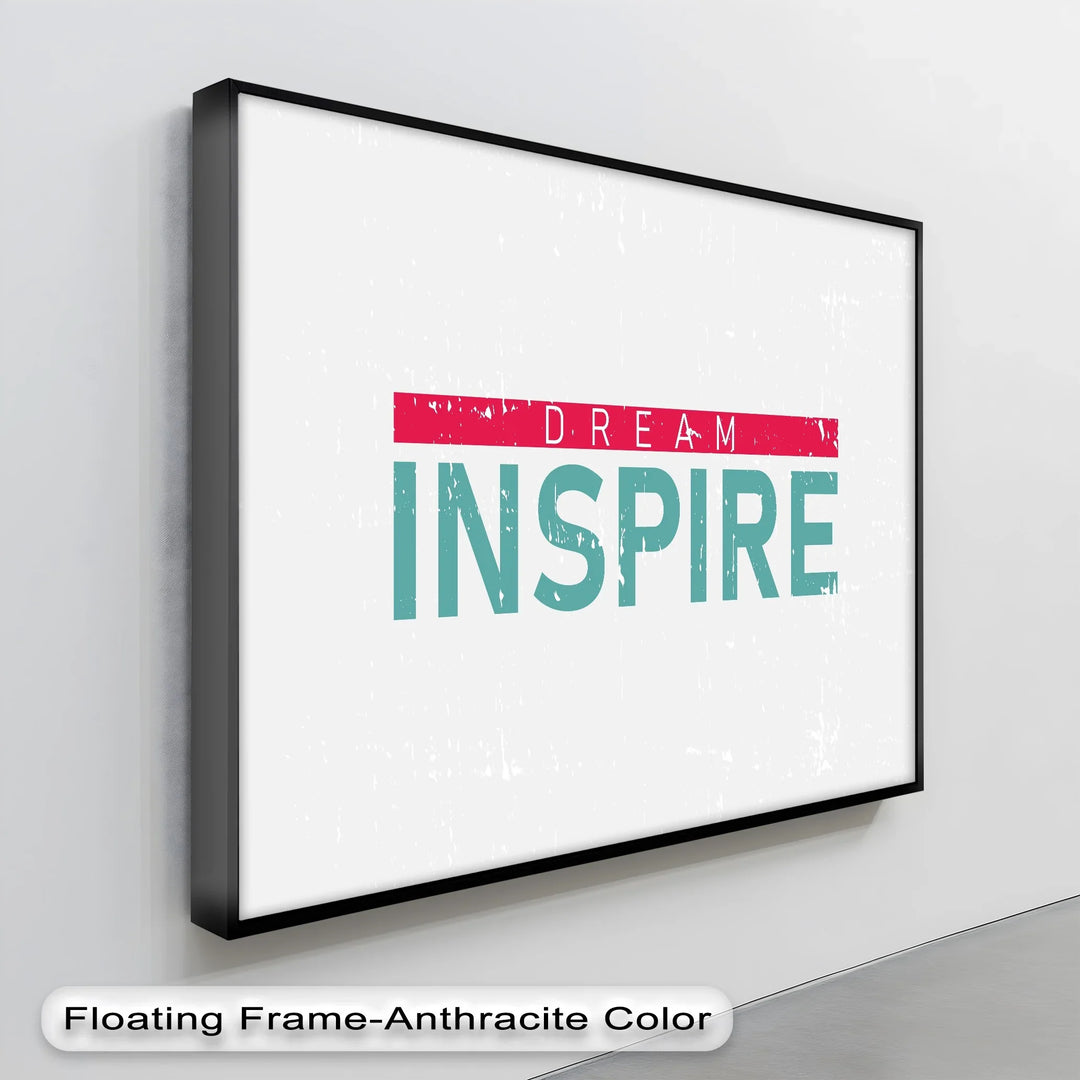 Dream Inspire – Modern Minimalist Canvas Print