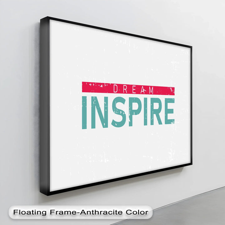 Dream Inspire – Modern Minimalist Canvas Print