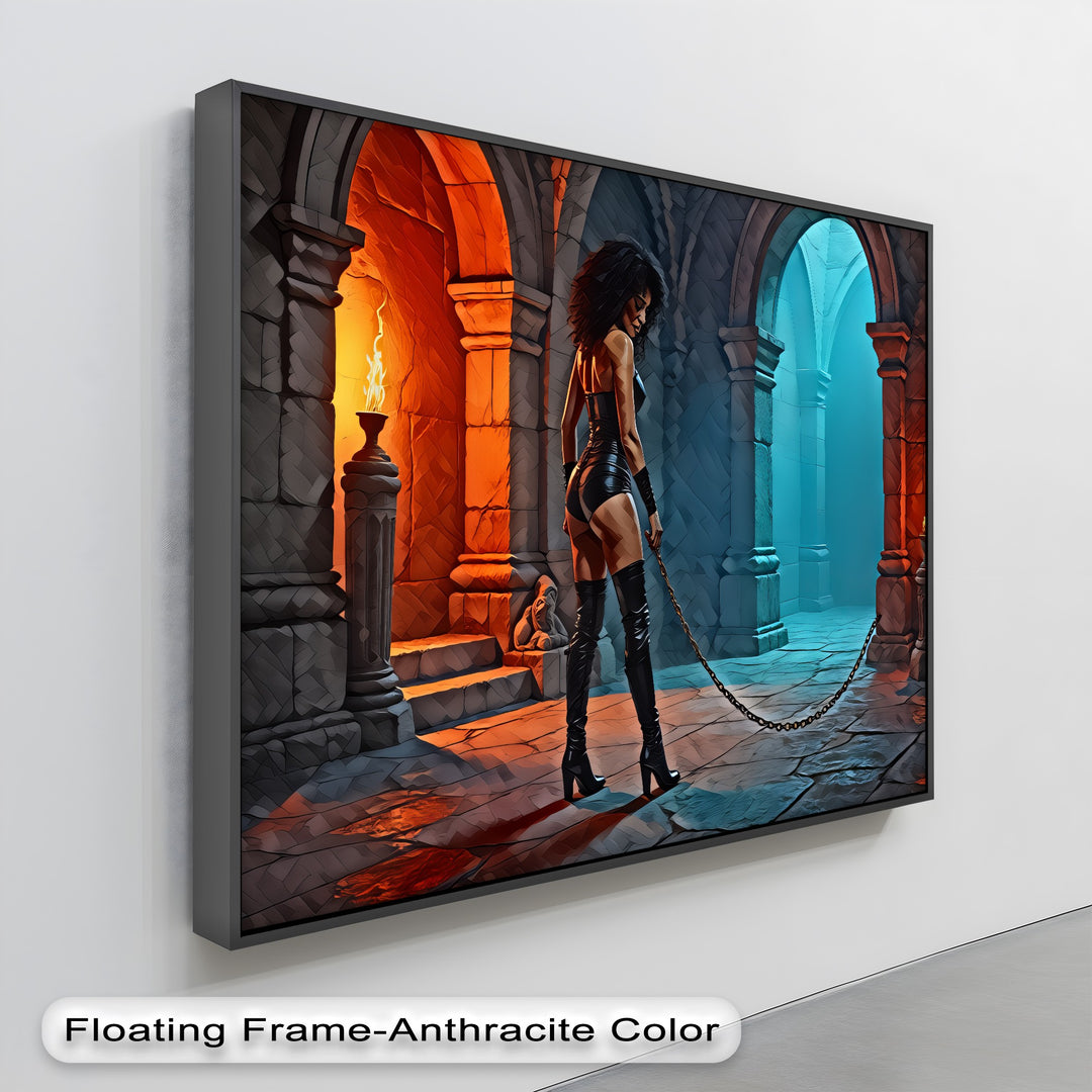 Flame & Frost – Large Erotic Canvas Wall Art | Sexy Canvas