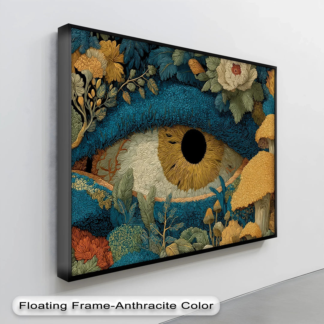 Botanical Eye Illustration – Surreal Forest Canvas Print - MyPhotoStation