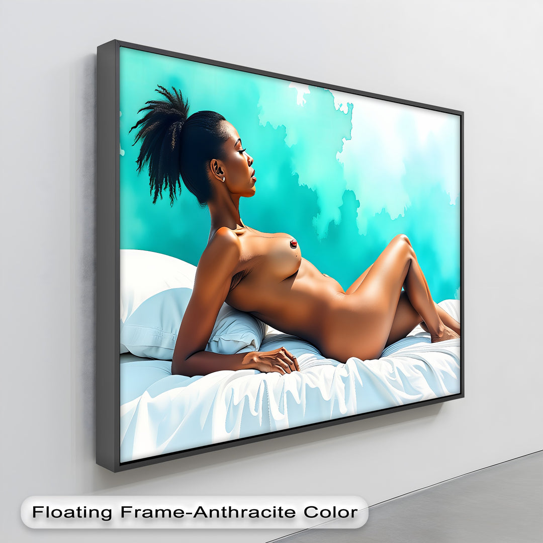 Sensual Reclining - Nude Canvas Wall Art | Erotic Canvas Prints