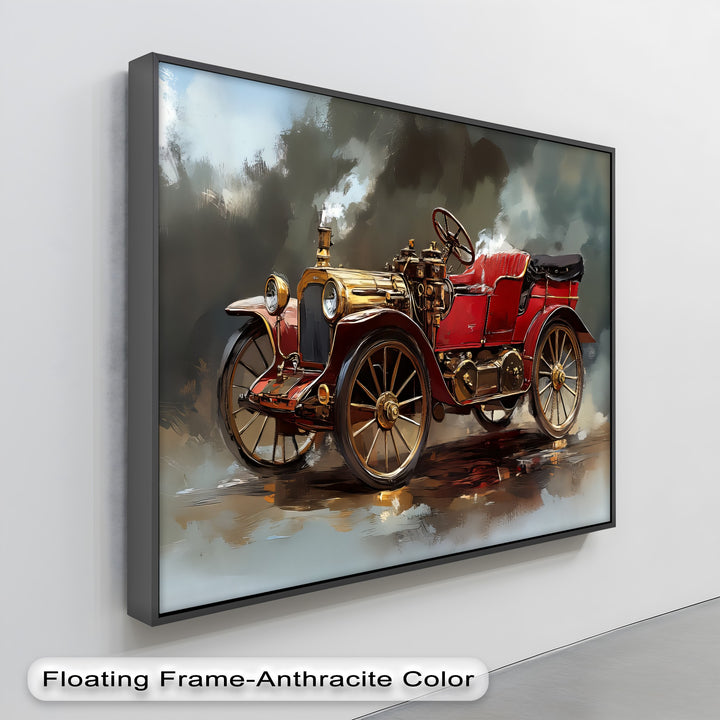 Golden Era Drive – Car Canvas Print