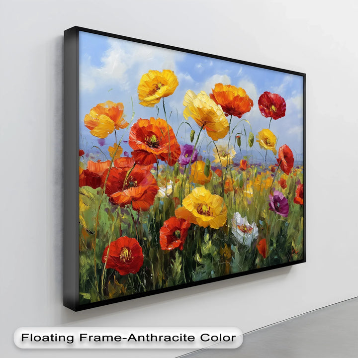 Meadow Melody – Colorful Wildflower Field Canvas Print - MyPhotoStation