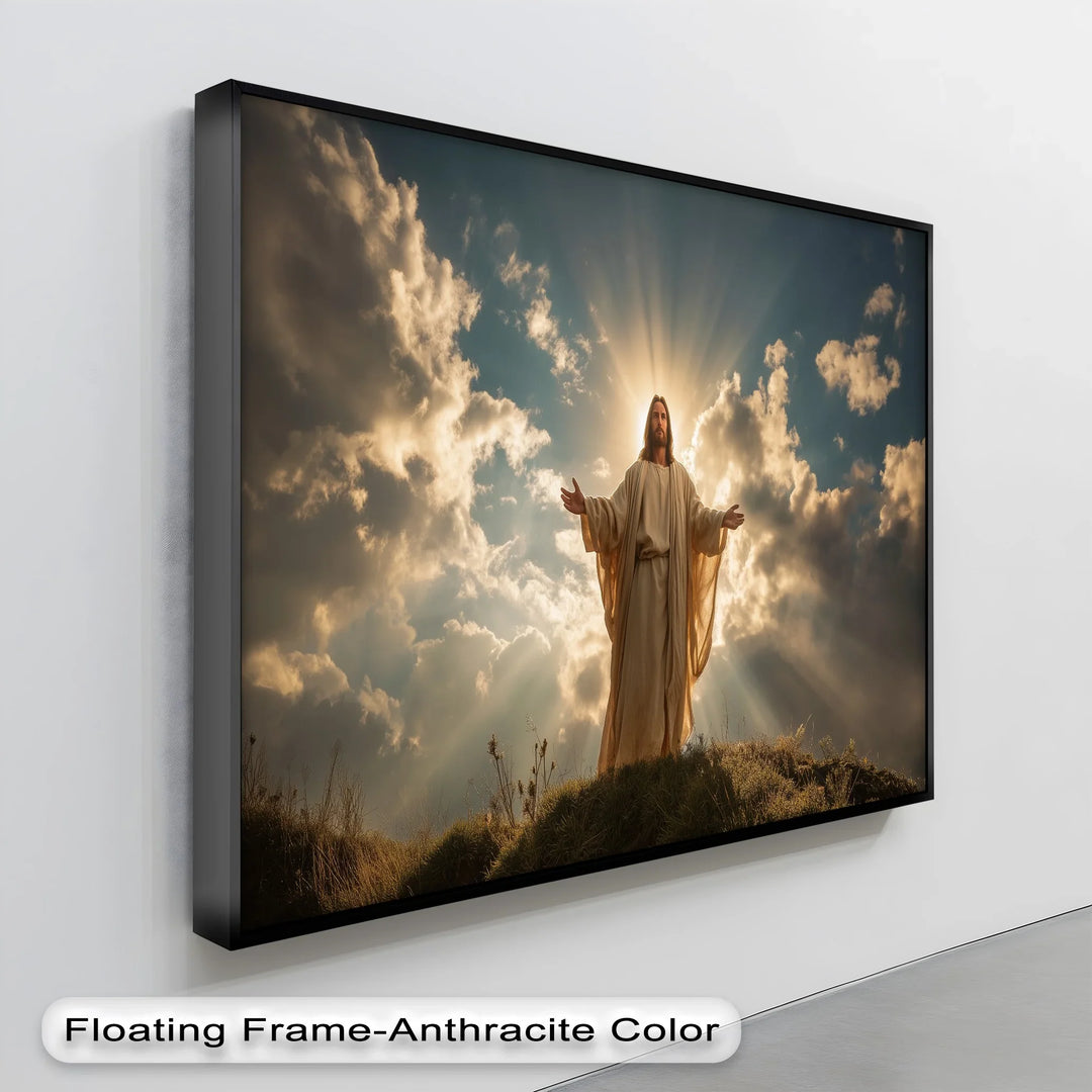 Divine Light – Radiant Jesus Canvas Print - MyPhotoStation