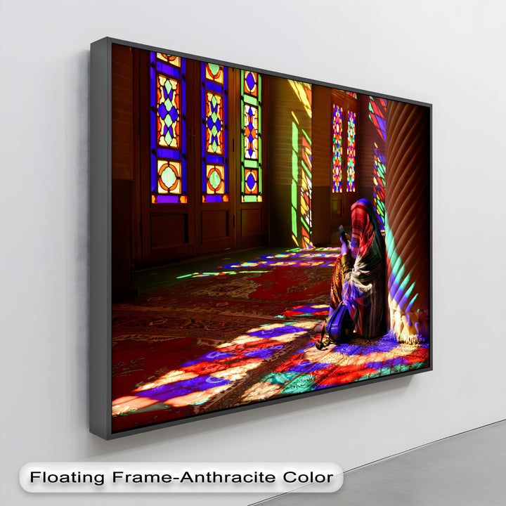 Radiant Mosque Light – Persian Canvas Print