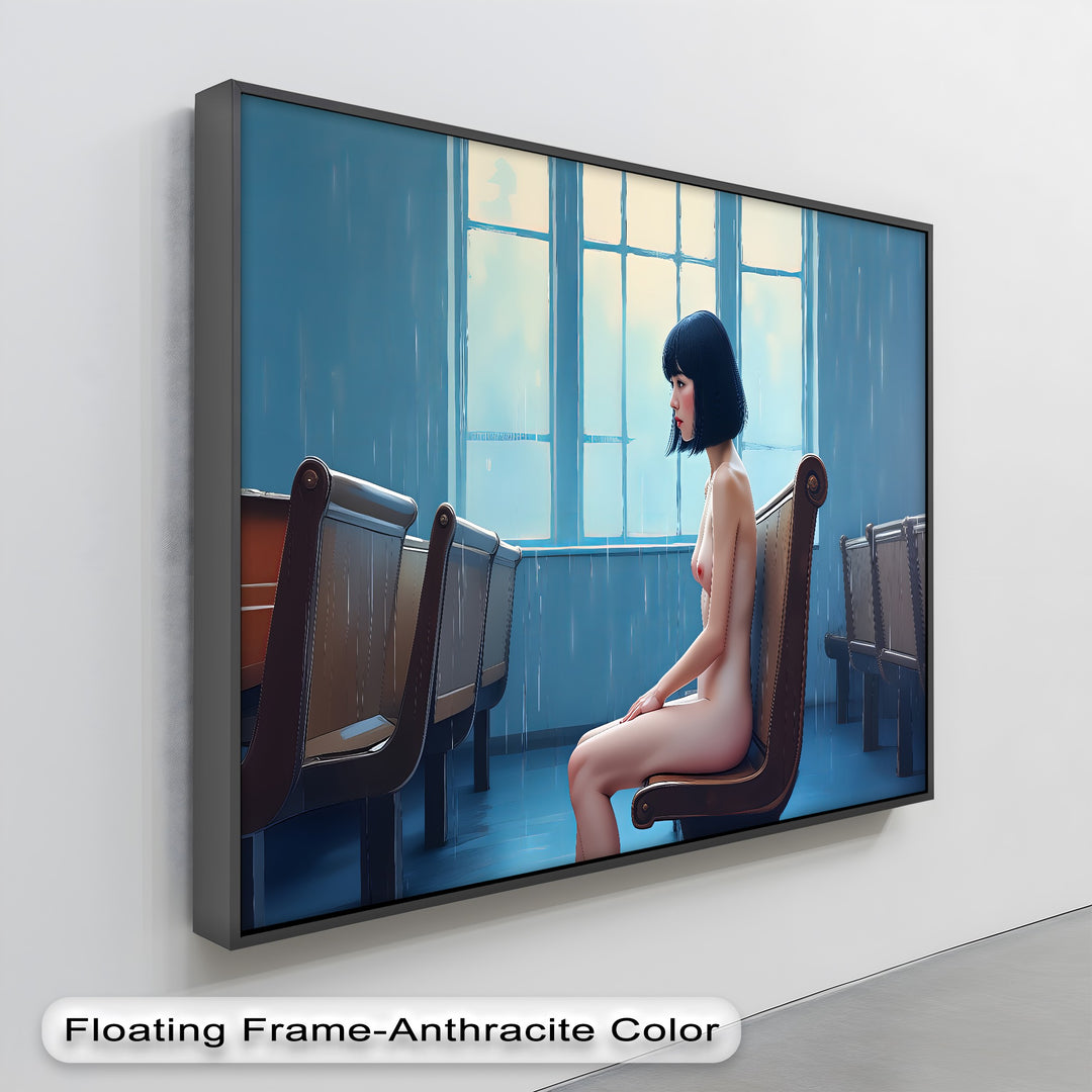 Silent Rain – Erotic Canvas Wall Art | Framed Artwork