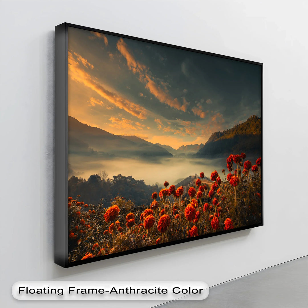 Mountain Sunrise - Landscape Canvas Print