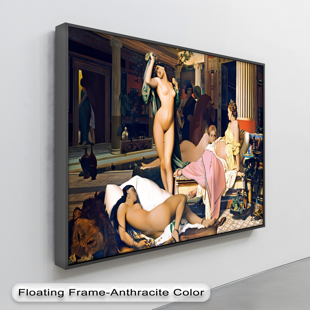 Palace Reverie – Framed Canvas Wall Art | Large Sensual Canvas Print