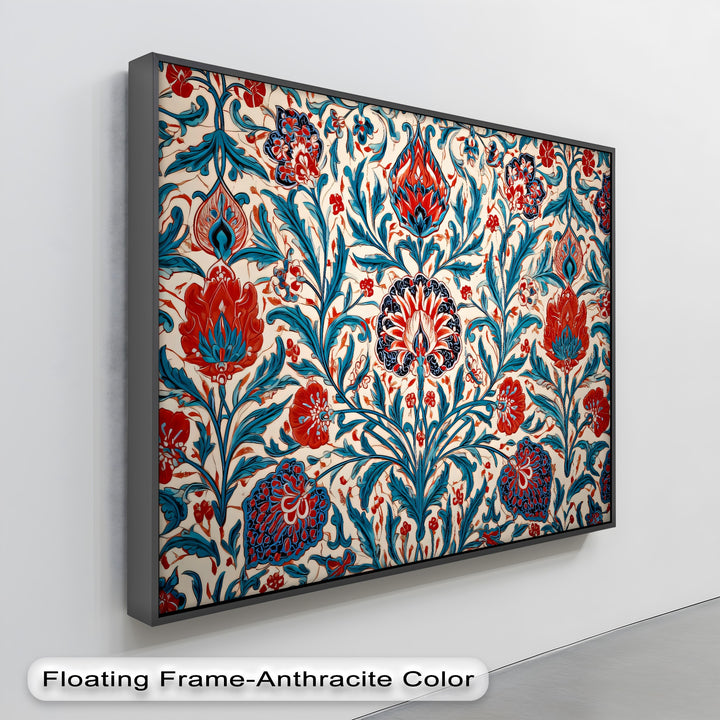Persian Floral Elegance – Persian Canvas Print