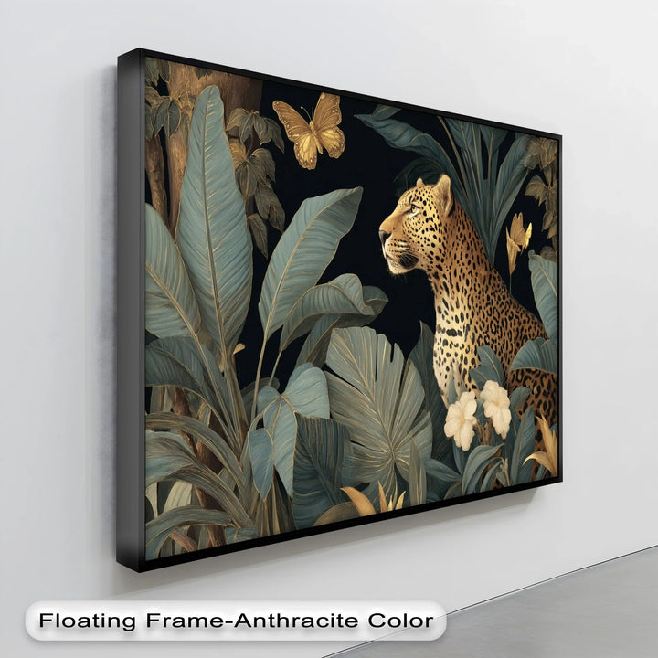 Golden Leopard in Lush Jungle – Canvas Print - MyPhotoStation