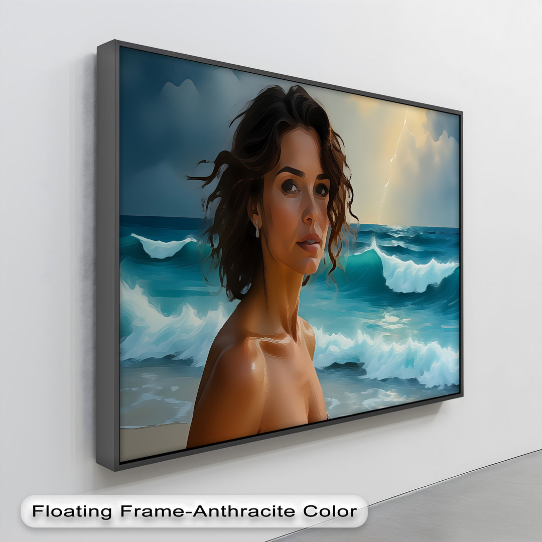 Stormy Embrace – Erotic Canvas Wall Art | Framed Canvas Print