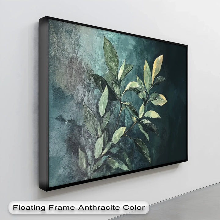 Shadowed Leaves – Botanical Greenery Canvas Print - MyPhotoStation