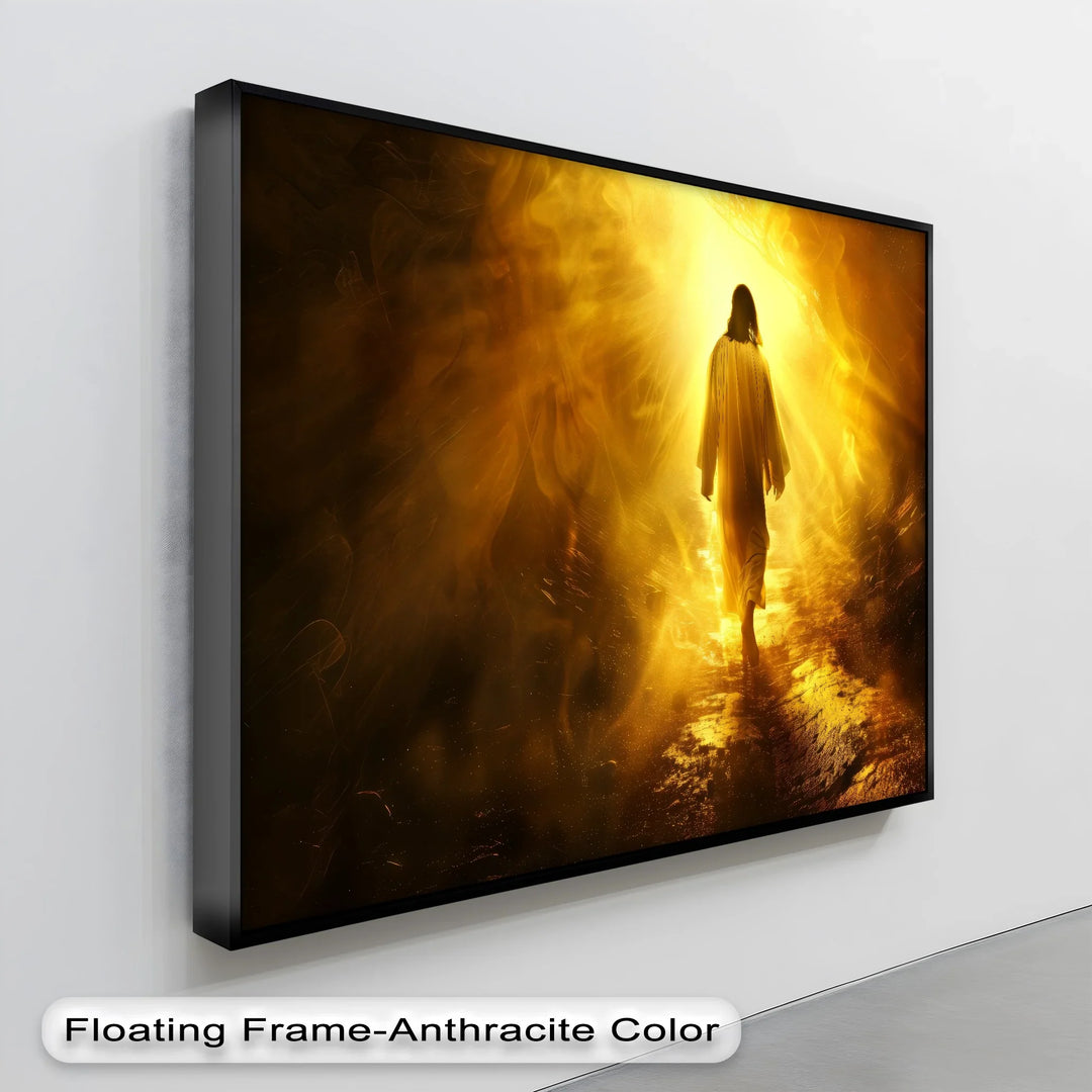 He Walks in Glory – Jesus Canvas Print
