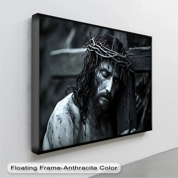 Crown of Suffering – Jesus Carrying the Cross Canvas Print - MyPhotoStation
