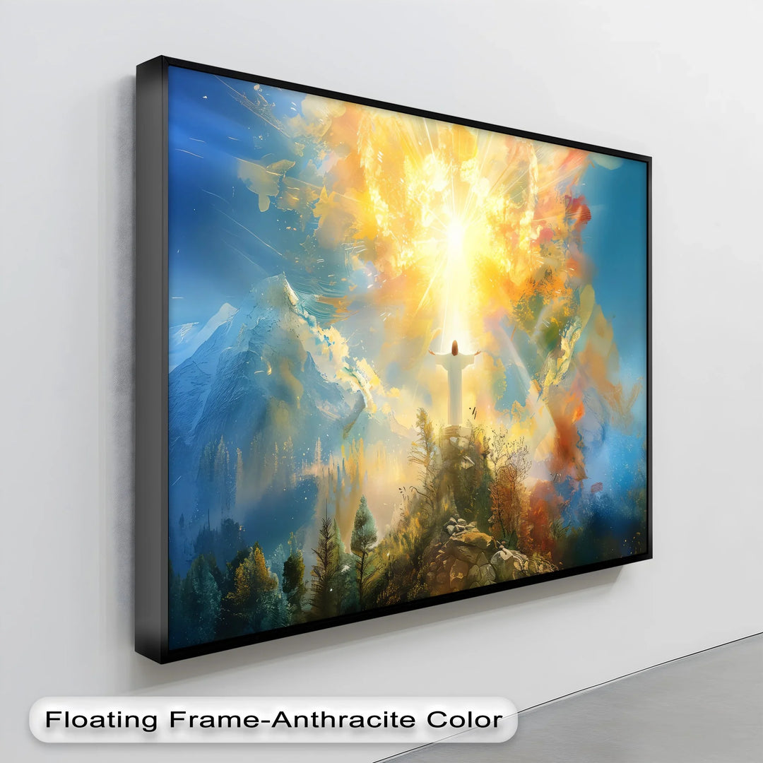 Ascension of Light – Glorious Resurrection Canvas Print