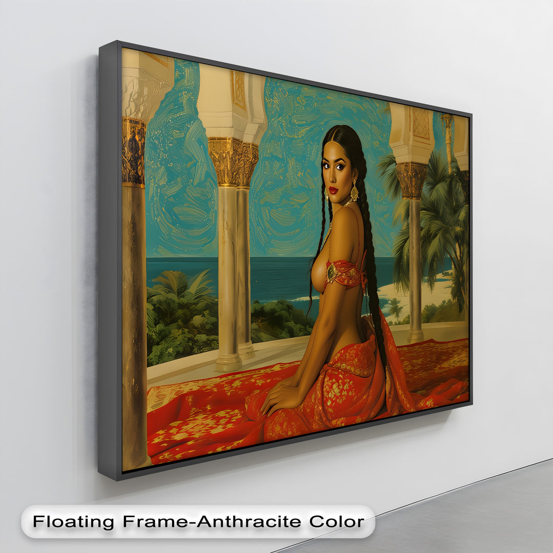 Crimson Empress – Erotic Canvas Wall Art | Canvas Wall Decor