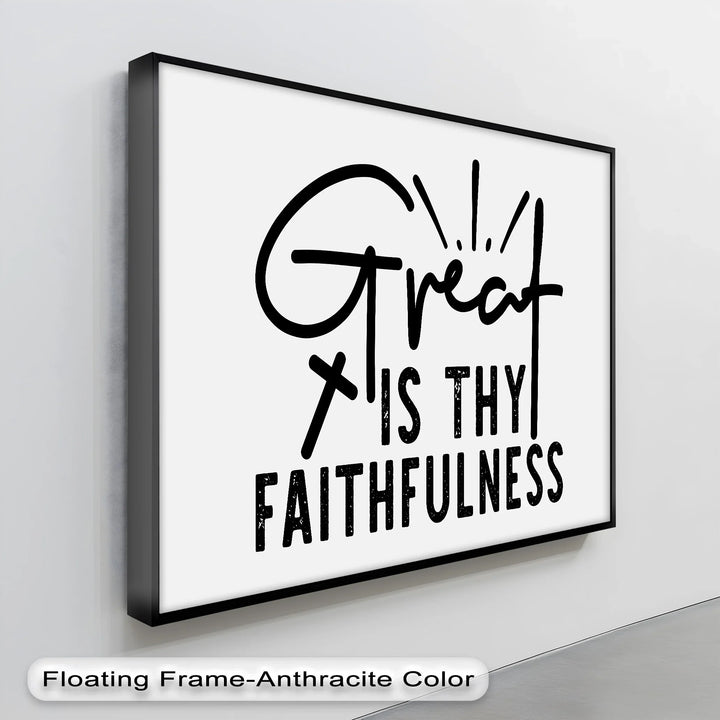 Great Is Thy Faithfulness – Christian Canvas Wall Art - MyPhotoStation