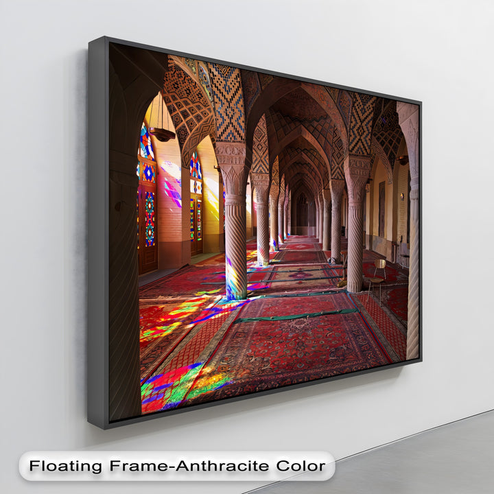 Radiant Stained Glass Serenity – Persian Canvas Print