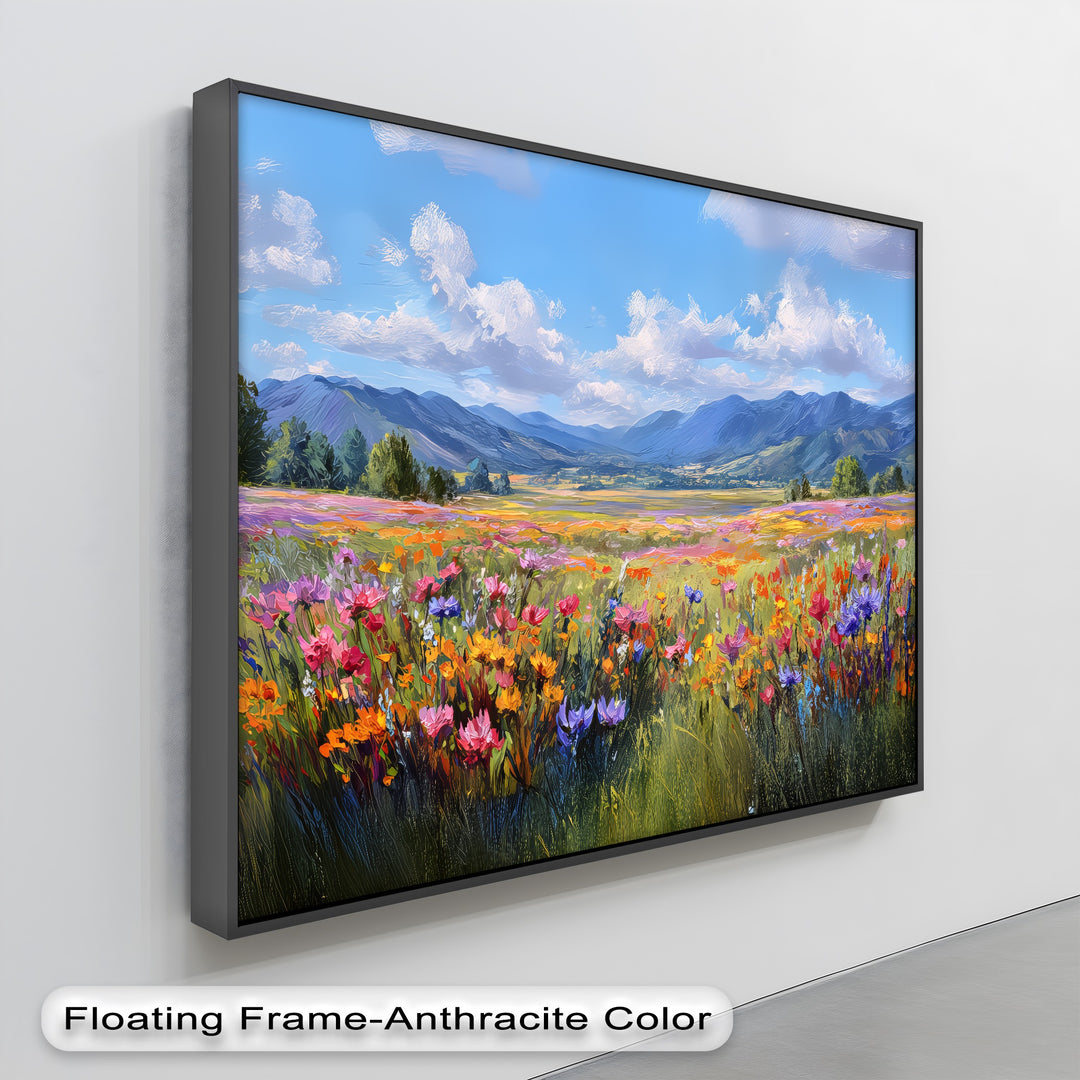 Blooming Valley – Wildflower Meadow Canvas Print