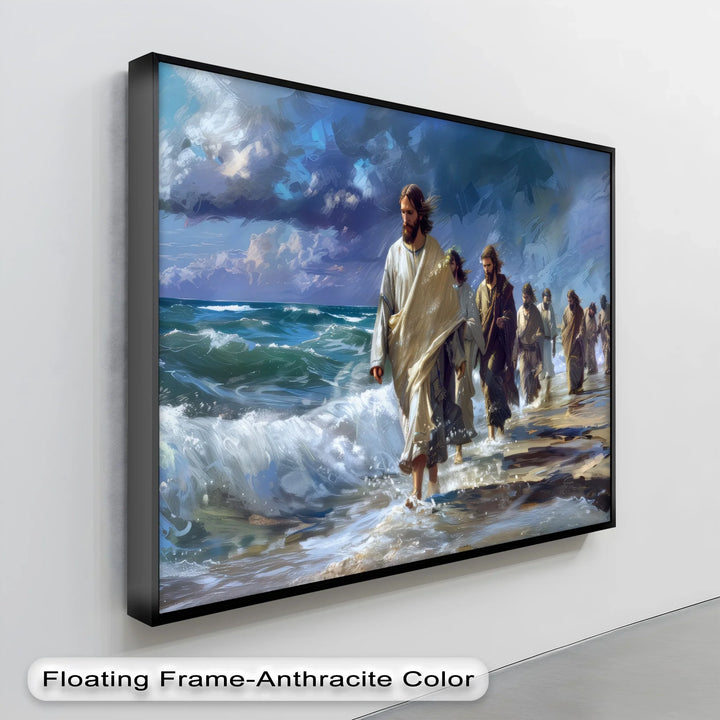 Walking with Christ – Jesus Canvas Print