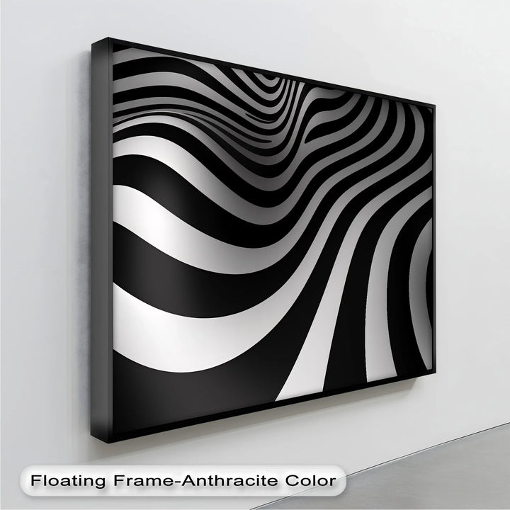Velvet Currents – Black & White Canvas Print - MyPhotoStation