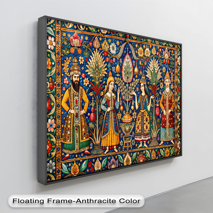 Royal Garden Gathering – Persian Canvas Print