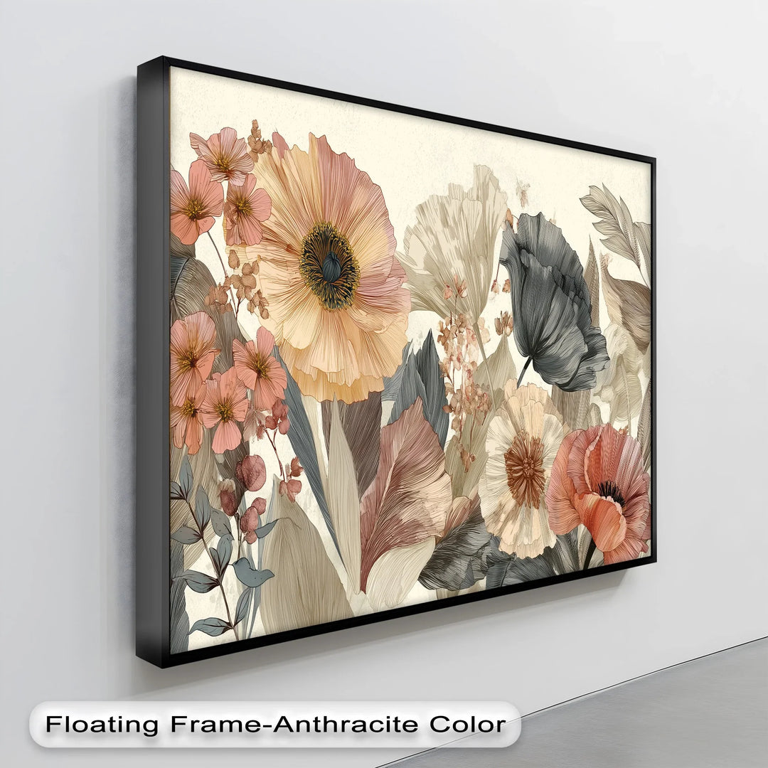 Soft Vintage Botanical Bloom – Canvas Print - MyPhotoStation