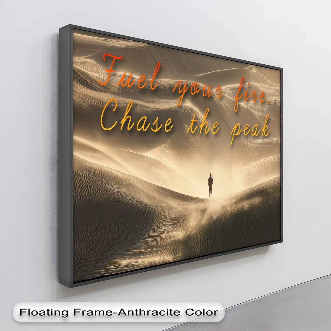 Chasing Greatness – Motivation Canvas Print