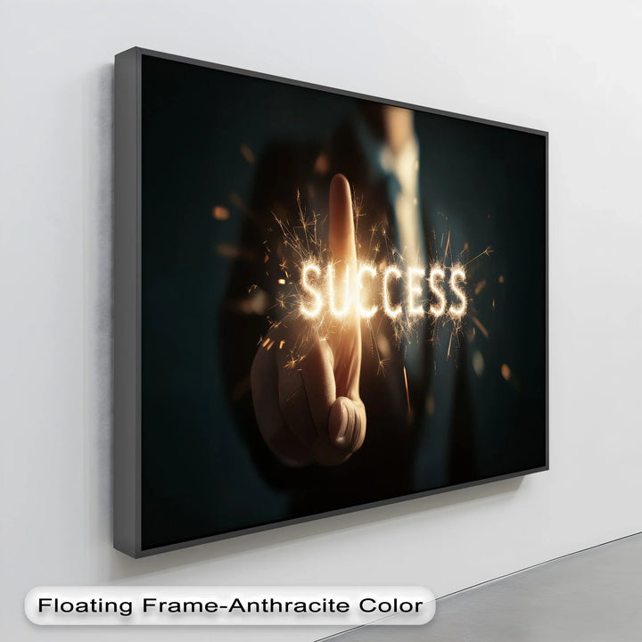 Ignite Success – Sparkling Motivation Canvas Print