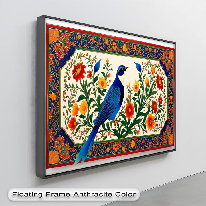 Majestic Bluebird Garden – Persian Canvas Print