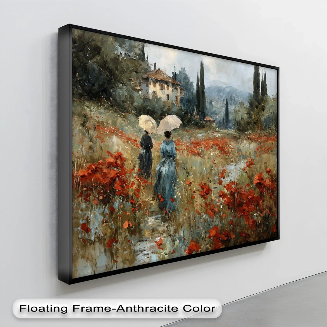Ladies with Umbrellas - Canvas Print - MyPhotoStation