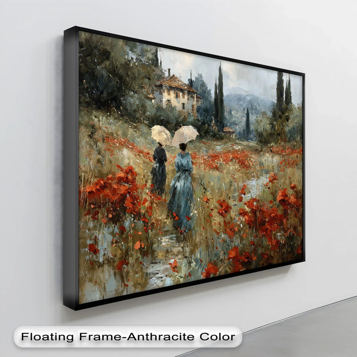 Ladies with Umbrellas - Canvas Print - MyPhotoStation