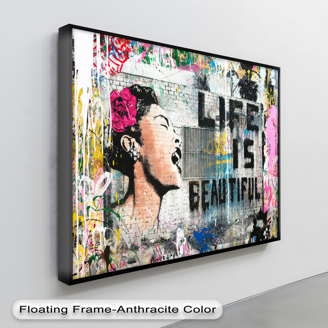 Amalfi Citrus Escape – Stampa su tela con aranceto mediterraneo