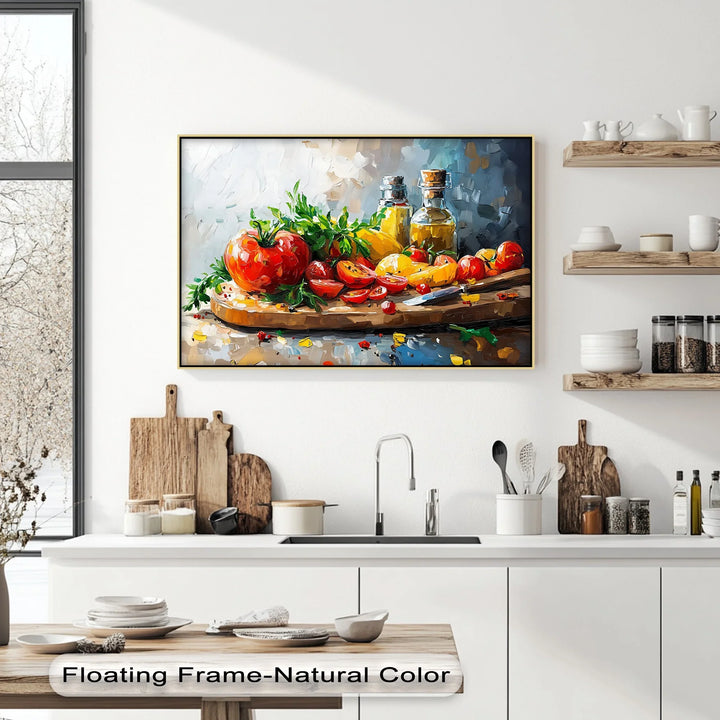 Heirloom Harvest – Tomato & Olive Oil Kitchen Canvas Prints - MyPhotoStation
