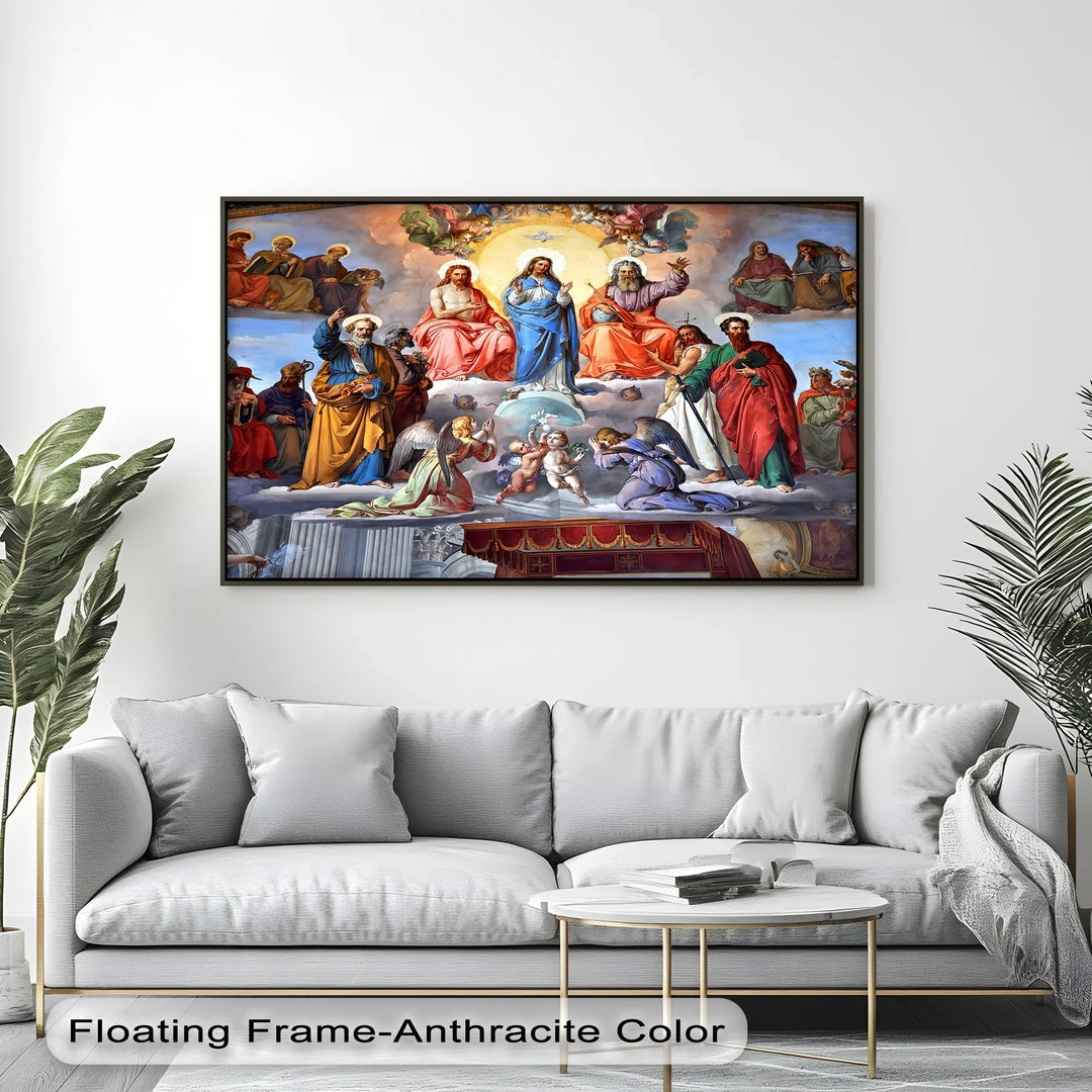 The Heavenly Coronation – Renaissance Religious Canvas Print - MyPhotoStation