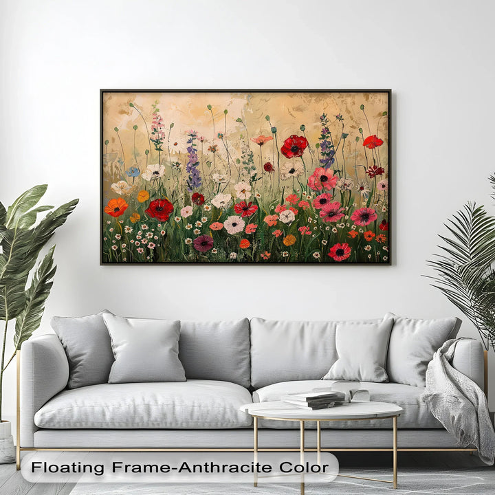 Wildflower Symphony – Colorful Floral Canvas Print - MyPhotoStation