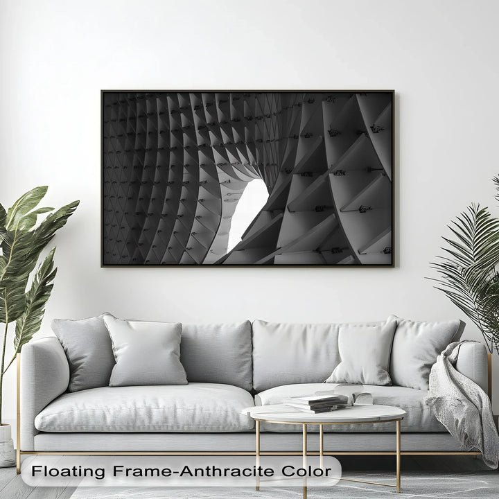 Architectural Geometry – Abstract Structural Canvas Wall Art - MyPhotoStation