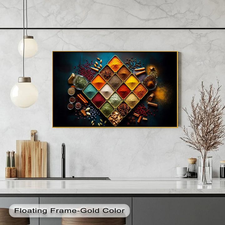 Colorful Spice Grid – Kitchen Canvas Prints - MyPhotoStation