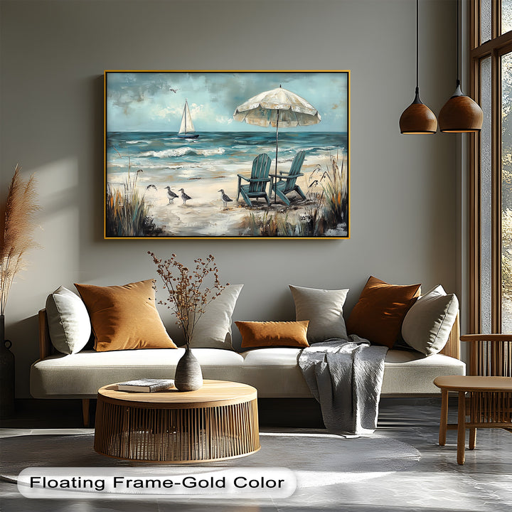 This relaxing shore scene is now available as a photo canvas and large canvas print.

