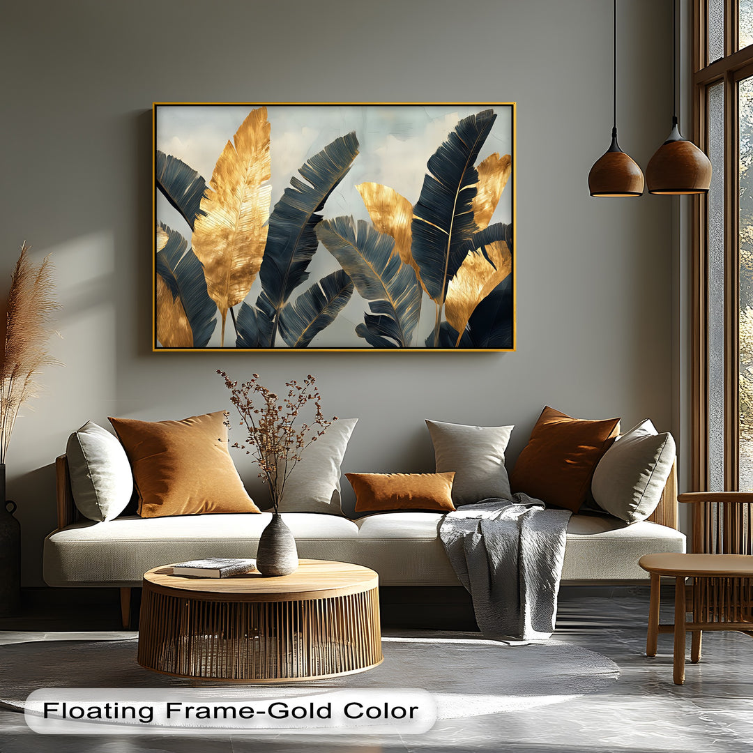 Tropical Banana Leaf - Canvas Wall Art | Artwork Canvas