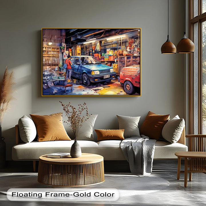 Mechanic’s Memory – Car Canvas Print - MyPhotoStation