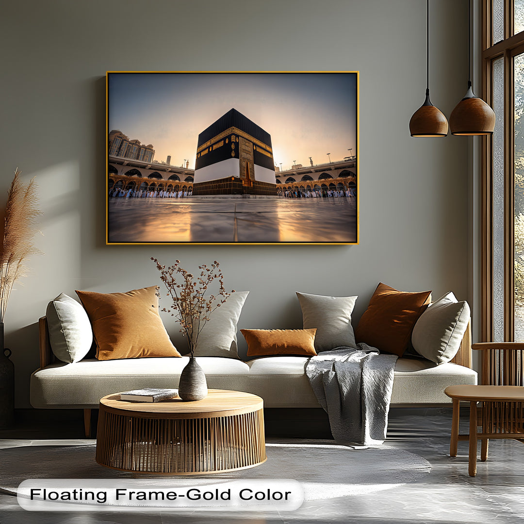 The Kaaba in Masjid al-Haram – Islamic Wall Art